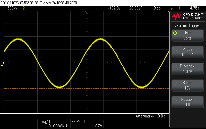Sine 10kHz