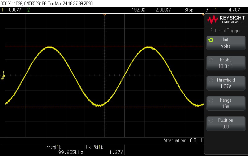 Sine 100kHz