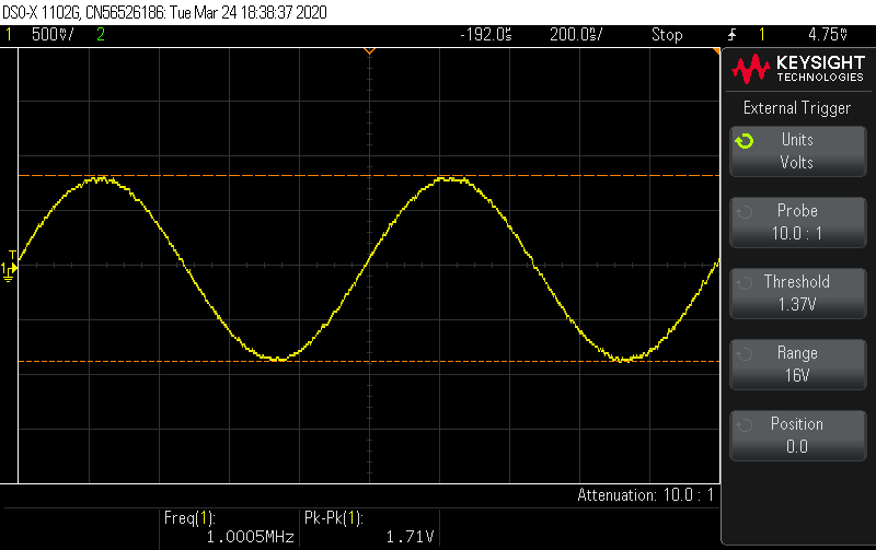 Sine 1MHz